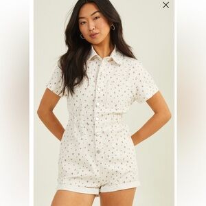 Altar’d State Skylar Cargo Romper